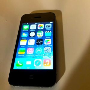 Black iPhone 4 8gb Smartphone